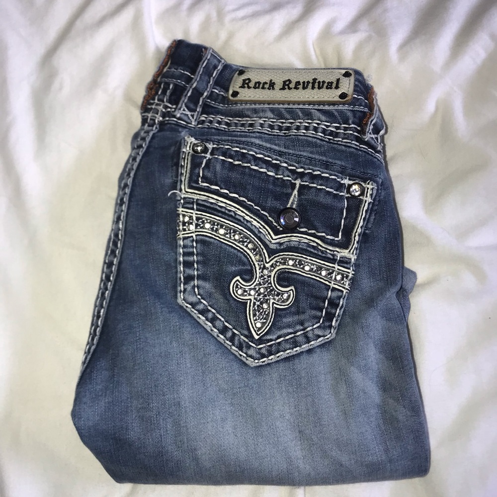 Beautiful Rock Revival Bootcut Jeans